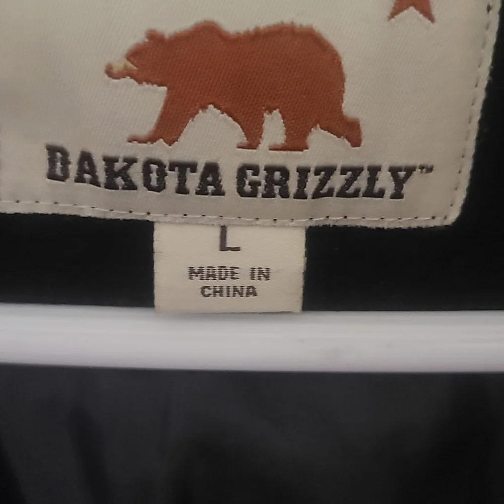 Dakota Grizzly Men's Classic Black Shirt Jacket Size L